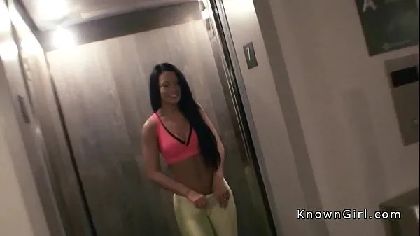 XXX Slim brunette teen banged pov in hotel room mega Tube