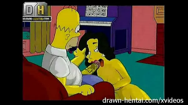 XXX Simpsons Porn - Threesome mega trubica