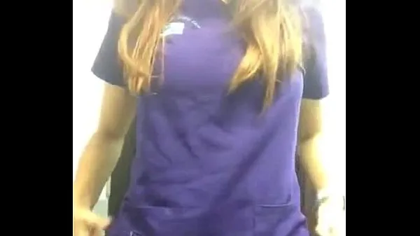 XXX Nurse in toilette at work so bitch หลอดเมกะ