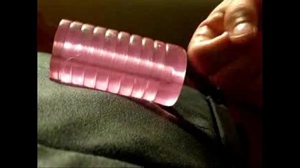 XXX Cumming in pink rubber pussy ống lớn