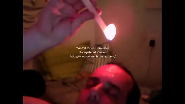XXX Horn Ass Daniel dripping candle on his forehead mega Tube