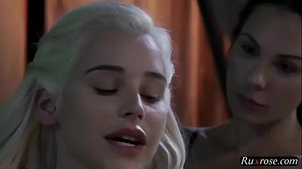 XXX This Aint Game of Thrones Kirsten Price HD; lesbian, blonde, brunette, pornstar, licking, kissing, f mega trubica