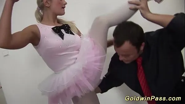 XXX flexible ballerina gets fisted mega Tube