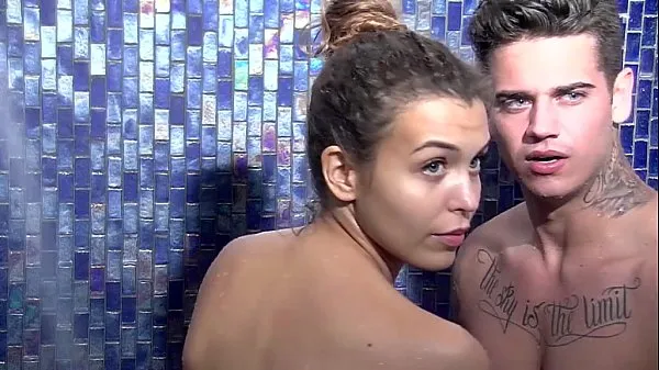 XXX Adam & Melani shower sex part 1 Eden Hotel mega trubica