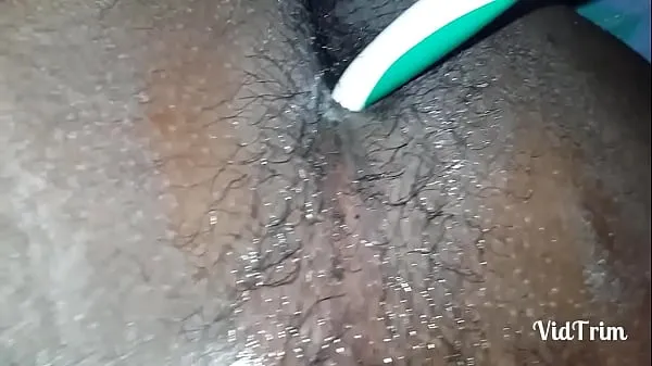 XXX cat sticks toothbrush up his ass (Man puts toothbrush on ass mega cev