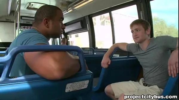 XXX PROJECT CITY BUS - Interracial gay sex on a bus मेगा ट्यूब