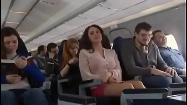 XXX Mariya Shumakova Flashing tits in Plane- Free HD video megaputki