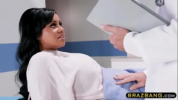 XXX Doctor cures huge tits latina patient who could not orgasm หลอดเมกะ