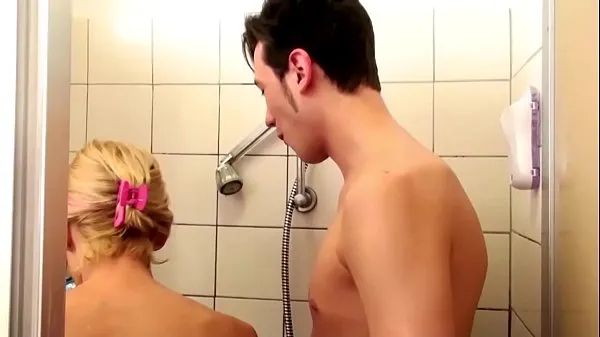 XXX German Step-Mom help Son in Shower and Seduce to Fuck megaputki