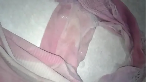 XXX Cum-tribute on Dirty Old Panties from My Slut Neighbor ống lớn