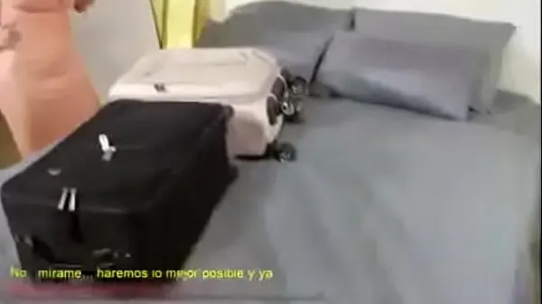 XXX Sharing the bed with stepmother (Spanish sub أنبوب ضخم