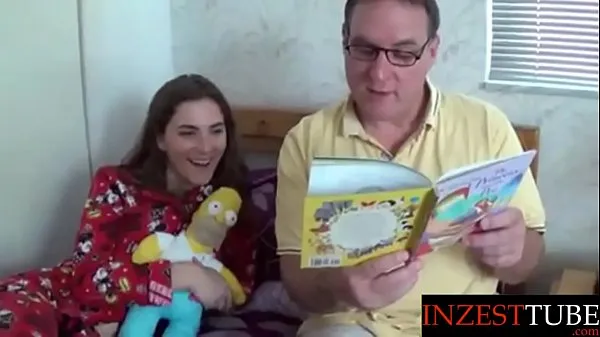 XXX step Daddy Reads Daughter a Bedtime Story mega cső