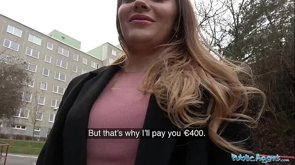 XXX Public Agent Russian shaven pussy fucked for cash megarør