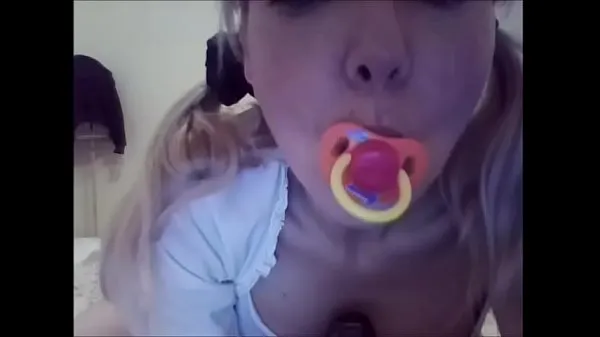 XXX Chantal, you're too grown up for a pacifier and diaper megaputki