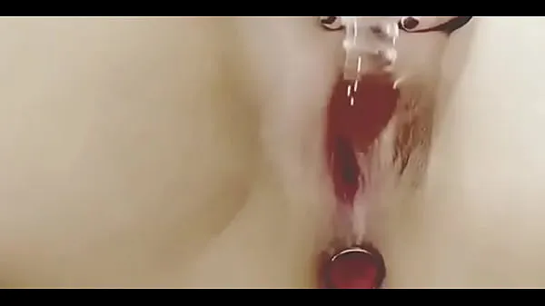 XXX chubby GF masturbate with a dildo ống lớn