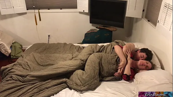 XXX Stepson and stepmom get in bed together and fuck while visiting family - Erin Electra mega Tube