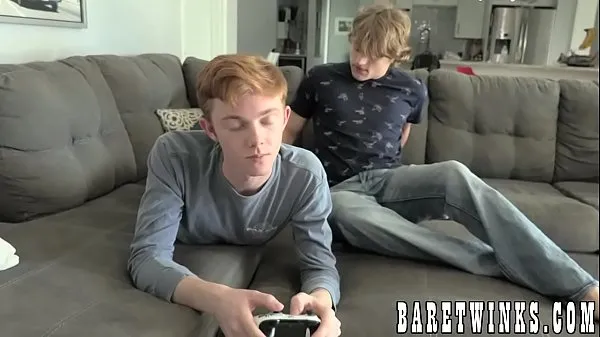 XXX Smooth twink buds swap video games for barebacking mega trubica