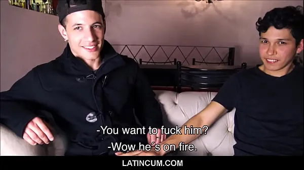 XXX Two Twink Spanish Latino Boys Get Paid To Fuck In Front Of Camera Guy أنبوب ضخم