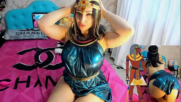 XXX Cosplay Girl Cleopatra Hot Cumming Hot With Lush Naughty Having Orgasm หลอดเมกะ