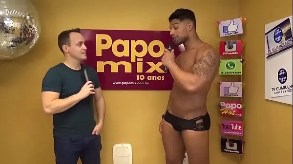 XXX READY UP: Stripper Allan Gonçalves at PapoMix - Part 2 megaputki