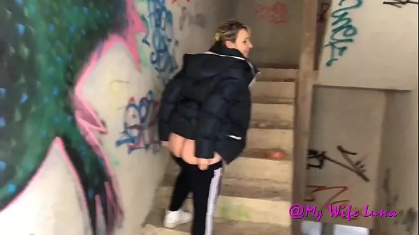 XXX I want to feel filled with your cock as we enter this abandoned house mega cső