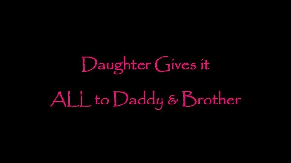 XXX step Daughter Gives it ALL to step Daddy & step Brother أنبوب ضخم