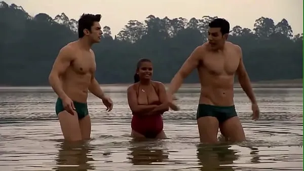 XXX Paulão Cavalo and Denis volume in swim trunks ống lớn