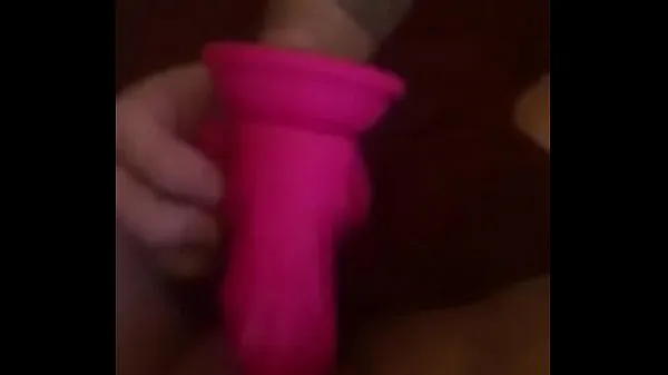 XXX Slut Wife's pussy squirting on a big dildo part 1 mega Tube
