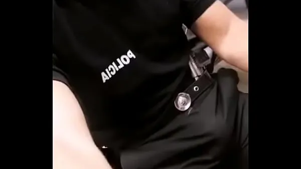 XXX PM's Dick Throbbing at the Police Station أنبوب ضخم