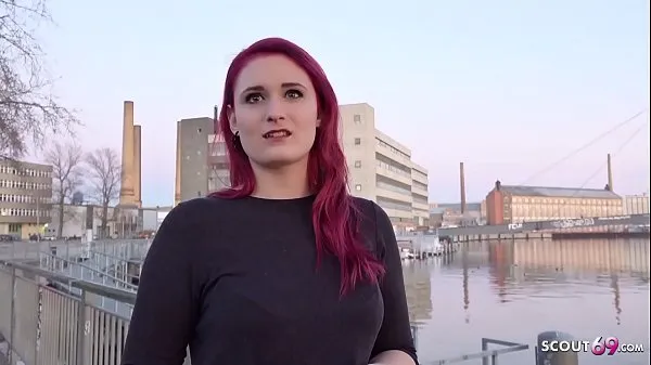 XXX GERMAN SCOUT - Redhead Teen Melina talk to Fuck at Street Casting ống lớn