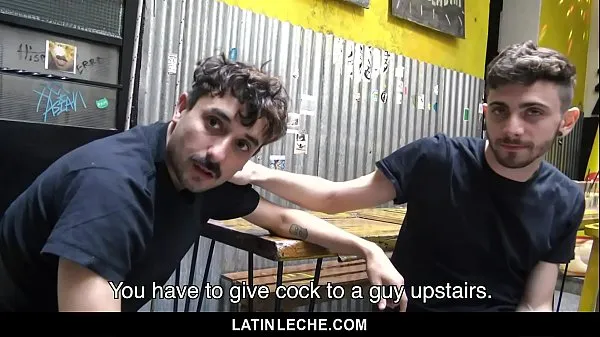 XXX LatinLeche - Sexy Latino Boy Gets Covered In Cum By Four Hung Guys mega trubica