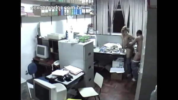 XXX Naughty blonde has sex with another employee inside accounting office หลอดเมกะ
