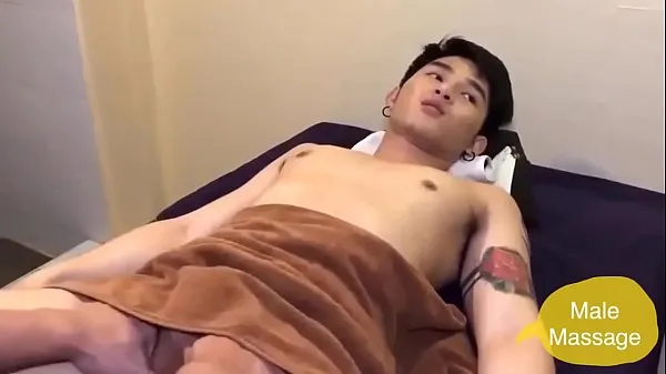 XXX cute Asian boy ball massage μέγα σωλήνα