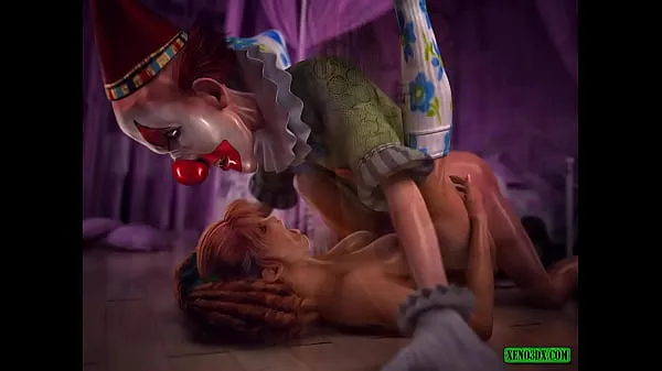 XXX A Taste of Clown Cum. 3D Horror Porn mega Tube