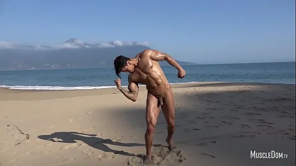 XXX Brazilian sexy guy worship near the ocean หลอดเมกะ
