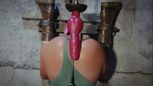 XXX Lara Croft Fucked By Sex Machine [wildeerstudio megaputki