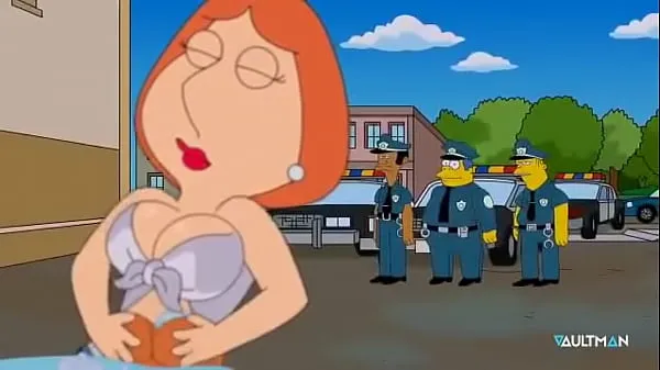 XXX Sexy Carwash Scene - Lois Griffin / Marge Simpsons巨型管
