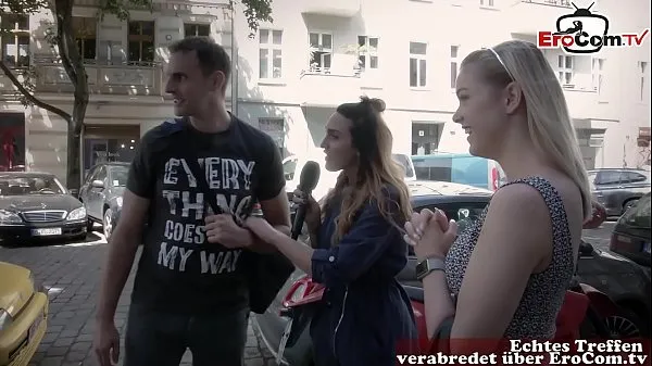XXX german reporter search guy and girl on street for real sexdate mega cső