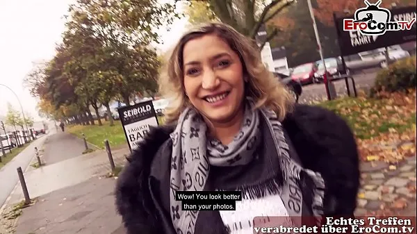 XXX German turkish teen make street outdoor casting Sexdate EroCom Date real nasty Slut巨型管