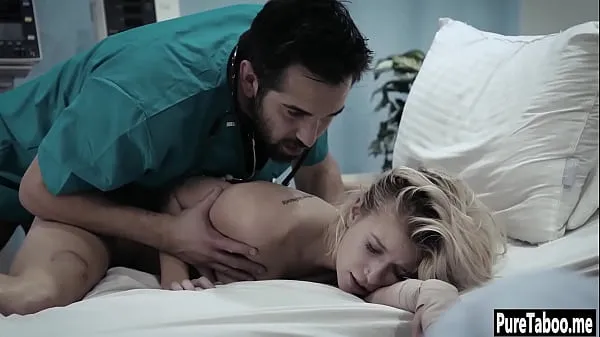 XXX Helpless blonde used by a dirty doctor with huge thing 메가 튜브