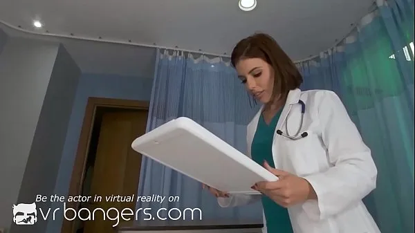 XXX VR BANGERS Hospital fantasy about naked creampied nurse巨型管