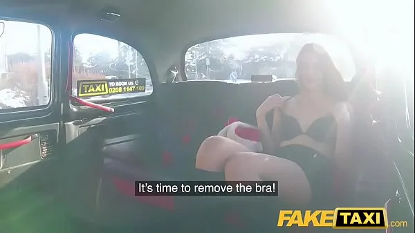 XXX Fake Taxi sexy czech ginger Charlie Red teasing the dirty taxi man میگا ٹیوب