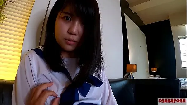 XXX 18 years old teen Japanese with small tits gets orgasm with finger bang and sex toy. Amateur Asian with costume cosplay talks about her fuck experience. Mao 6 OSAKAPORN megaputki