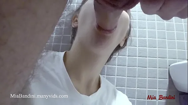 XXX FITNESS TEEN GETS ASS TO MOUTH IN PUBLIC TOILET หลอดเมกะ