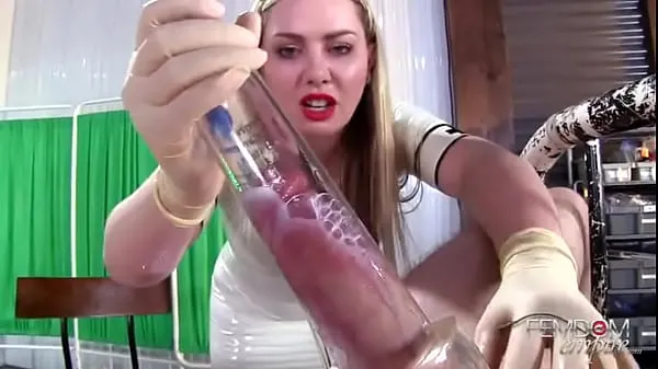 XXX Nurse she like work with milker Machine mega tubo