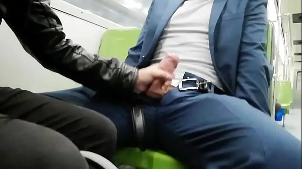 XXX Cruising in the Metro with an embarrassed boy أنبوب ضخم