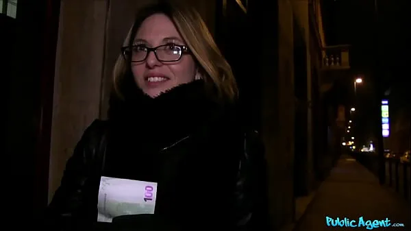XXX Public Agent French Babe in Glasses Fucked on a Public Stairwell میگا ٹیوب
