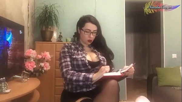 XXX Horny Teacher With Big Tits Sucks Dildo And Fucks Herself During Live Stream 메가 튜브