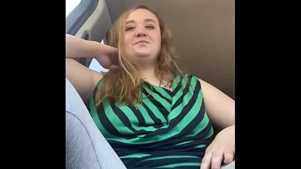 XXX Beautiful Natural Chubby Blonde starts in car and gets Fucked like crazy at home mega trubica