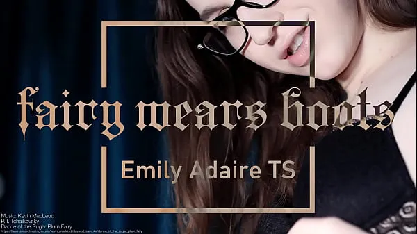 XXX TS in dessous teasing you - Emily Adaire - lingerie trans megarør